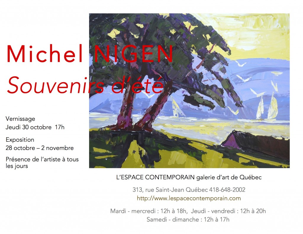 Invitation, Michel Nigen