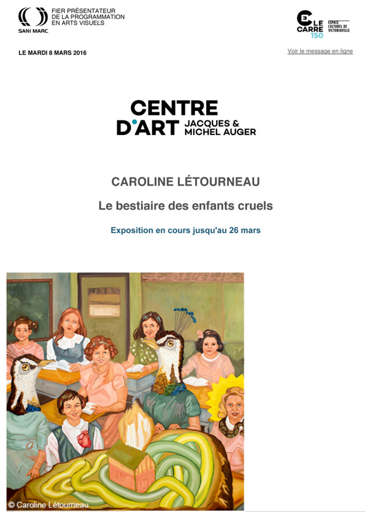 Exposition Caroline Ltourneau