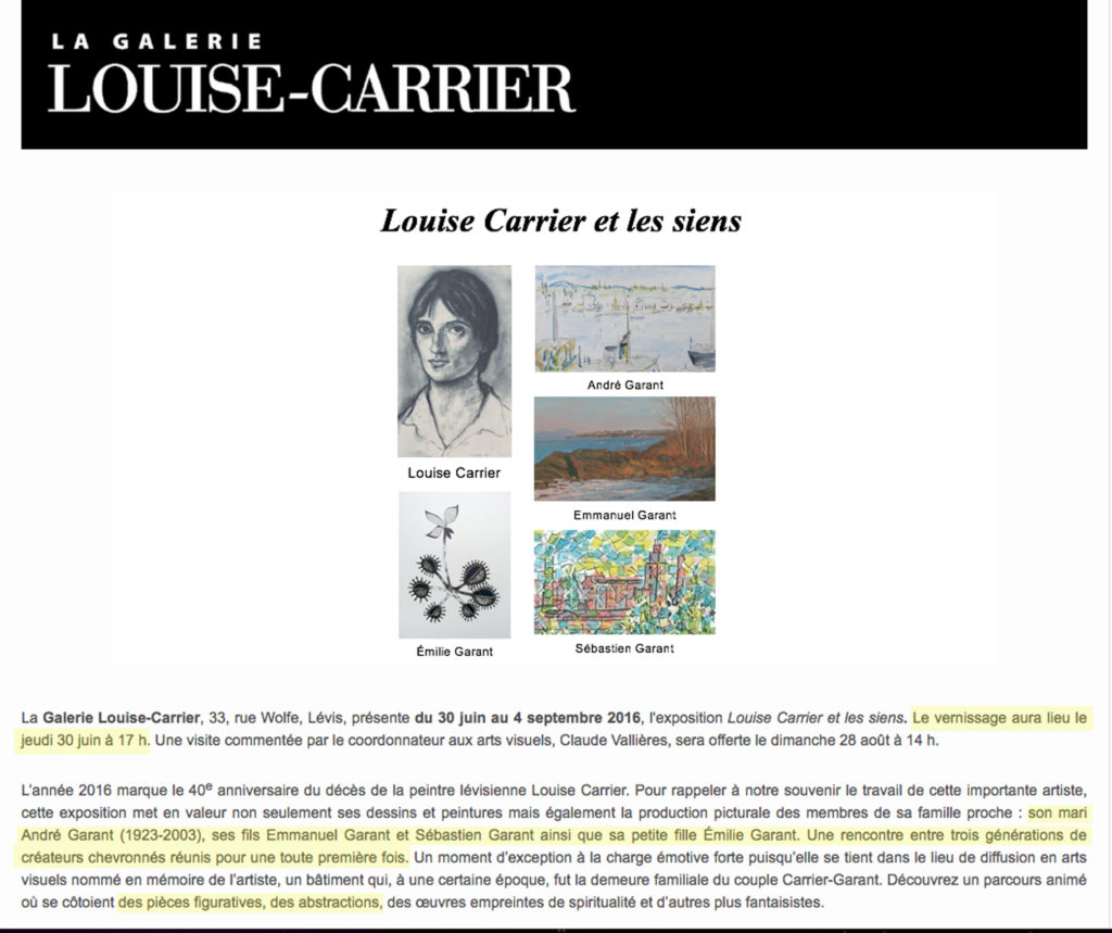 Louise Carrier 1